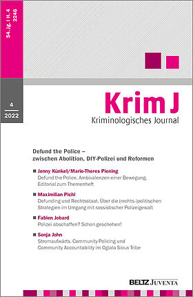Kriminologisches Journal 4/2022